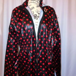 Maeneor Women's Waterproof Hooded Rain Jacket - XL